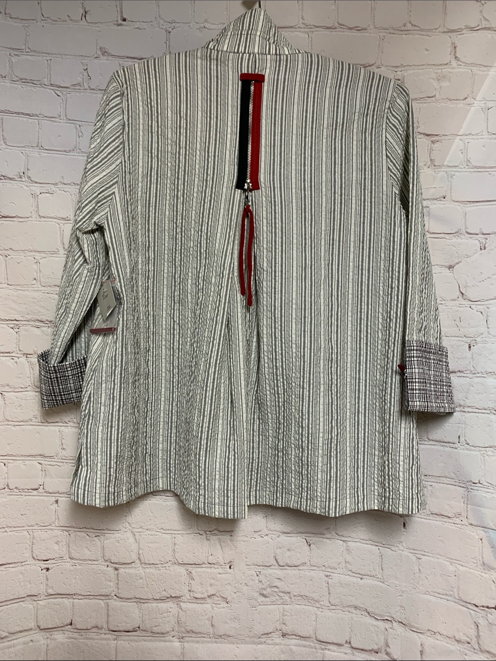 NEW Ali Miles Cotton Blend Jacket Size Petite Small - Picture 6 of 6
